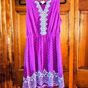 Market and Spruce Auria Embroidered Dress
